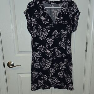 GAP Navy and Pink Floral Dress